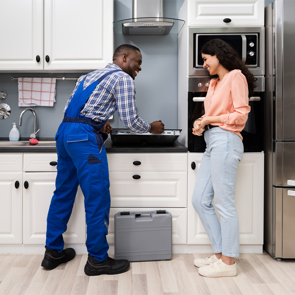 can you provide an estimate for cooktop repair before beginning any work in Poplar Grove